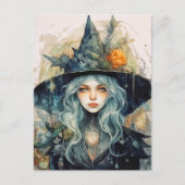 Happy Halloween | Herfstheks Briefkaart (Voorkant)