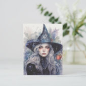 Happy Halloween | Herfstheks Briefkaart (Staand voorkant)