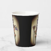 Happy Halloween Hippo Papieren Bekers (Links)