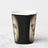 Happy Halloween Hippo Papieren Bekers (Rechts)