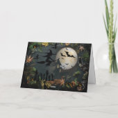 Happy Halloween Holiday Card Feestdagen Kaart (Achterkant)