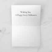 Happy Halloween Holiday Card Feestdagen Kaart (Binnen)