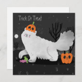 Happy Halloween Holiday Card Feestdagenkaart (Voorkant / Achterkant)