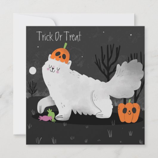 Happy Halloween Holiday Card Feestdagenkaart (Voorkant)