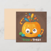 Happy Halloween Holiday Card Feestdagenkaart (Voorkant / Achterkant)