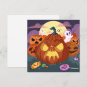 Happy Halloween Holiday Card Feestdagenkaart (Voorkant / Achterkant)