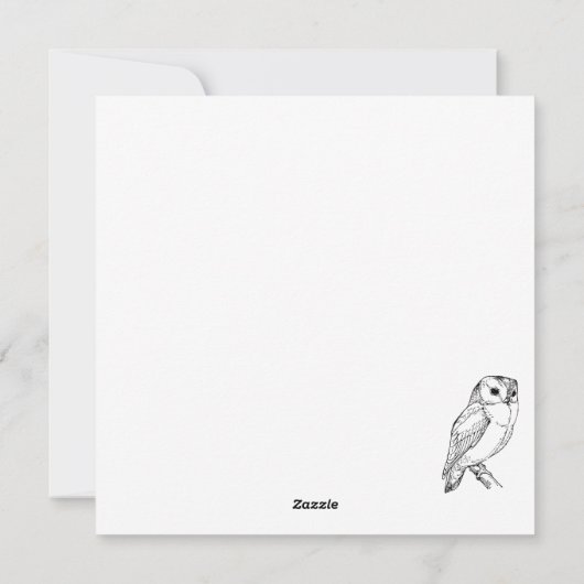 Happy Halloween Holiday Card Feestdagenkaart (Achterkant)