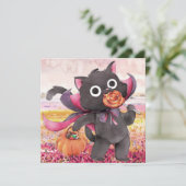 Happy Halloween Holiday Card Feestdagenkaart (Staand voorkant)