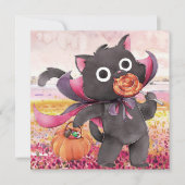 Happy Halloween Holiday Card Feestdagenkaart (Voorkant)