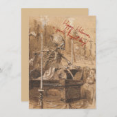 Happy Halloween Holiday Card Feestdagenkaart (Voorkant / Achterkant)