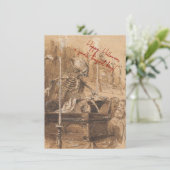 Happy Halloween Holiday Card Feestdagenkaart (Staand voorkant)