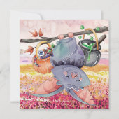 Happy Halloween Holiday Card Feestdagenkaart (Voorkant)