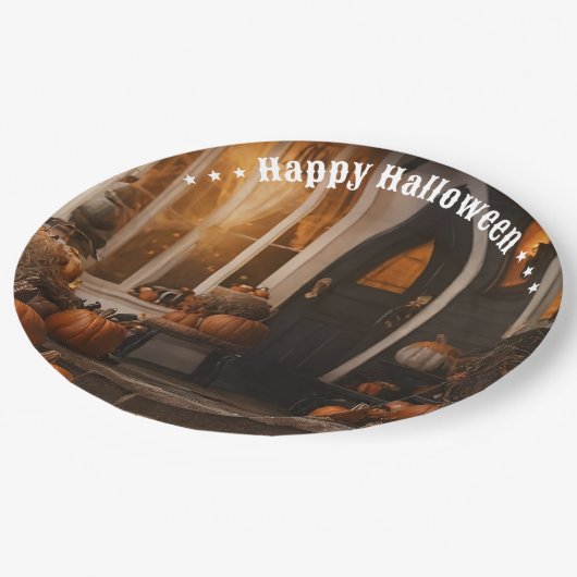 Happy Halloween Home Collectie Papieren Bordje (Gekanteld)