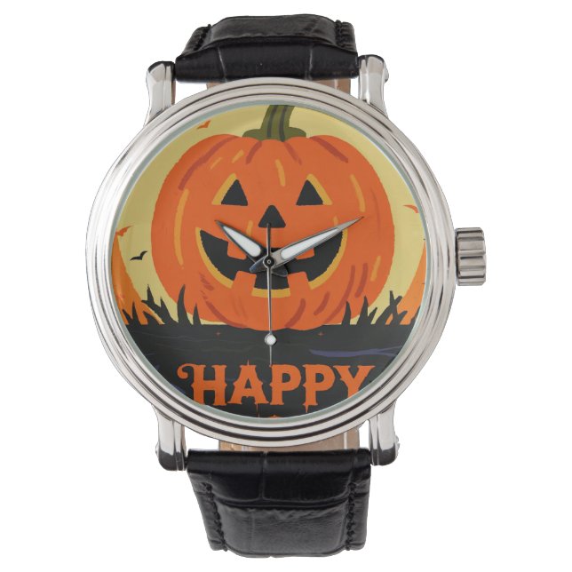 Happy Halloween Horloge (Voorkant)