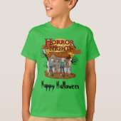 Happy Halloween Horror avond T-shirt (Voorkant)
