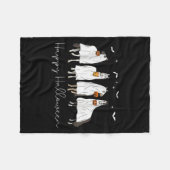 Happy Halloween Horse Ghost 2025  Fleece Deken (Voorkant (Horizontaal))