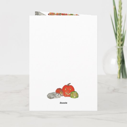 Happy Halloween House Kaart (Achterkant)