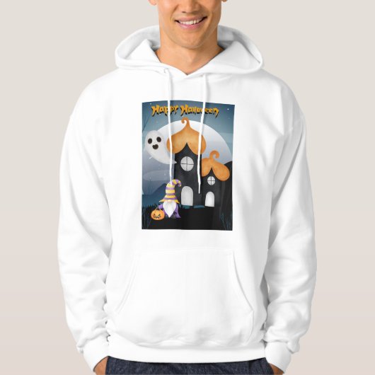 Happy Halloween Hunted House met Gosh Hoodie (Voorkant)