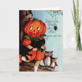 Happy Halloween Illustratie Kaart