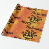 Happy Halloween Illustration Cadeaupapier (Uitgerold)