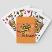 Happy Halloween Illustration Pokerkaarten (Achterkant)
