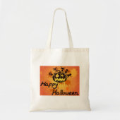 Happy Halloween Illustration Tote Bag (Voorkant)