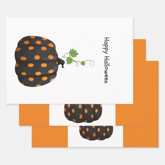 Happy Halloween inpakpapier Vel (Set)