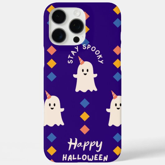 Happy Halloween iPhone 16 Pro Max Hoesje (Achterkant)