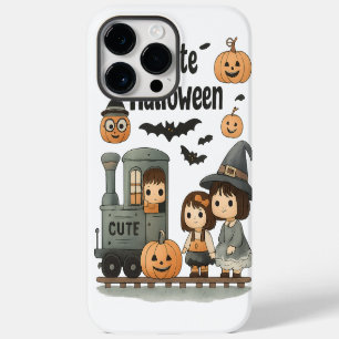 Happy Halloween iPhone Case – Schattigee Ghost Vam 14 Pro Max Hoesje