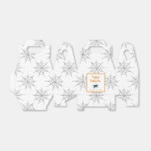 Happy Halloween is geen truc die alleen spincobweb Bedankdoosjes (Uitgevouwen)