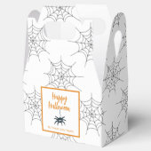 Happy Halloween is geen truc die alleen spincobweb Bedankdoosjes (Geopend)