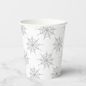 Happy Halloween is geen truc die alleen spincobweb Papieren Bekers (Achterkant)