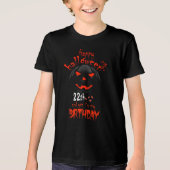Happy Halloween Ja, het is mijn 22e verjaardag Tri-Blend Shirt (Voorkant)
