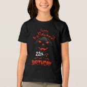 Happy Halloween Ja, het is mijn 22e verjaardag Tri-Blend Shirt (Voorkant)