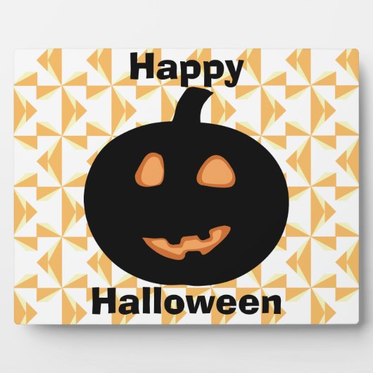 Happy Halloween Jack O Lanern Fotoplaat (Voorkant)