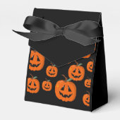 Happy Halloween Jack O Lantaarn Illustratieve Kuns Bedankdoosjes (Voorkant Zijde)