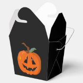 Happy Halloween Jack O Lantaarn Illustratieve Kuns Bedankdoosjes (Geopend)