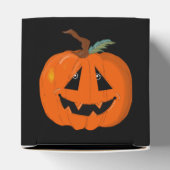 Happy Halloween Jack O Lantaarn Illustratieve Kuns Bedankdoosjes (Bovenkant)