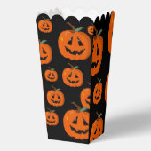 Happy Halloween Jack O Lantaarn Illustratieve Kuns Bedankdoosjes (Achterkant)