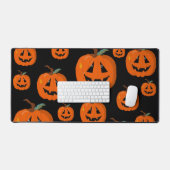 Happy Halloween Jack O Lantaarn Illustratieve Kuns Bureaumat (Keyboard & Muis)