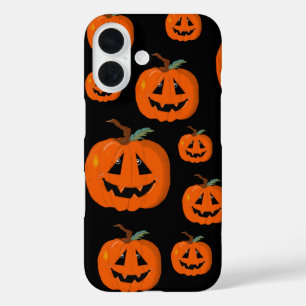 Happy Halloween Jack O Lantaarn Illustratieve Kuns iPhone 16 Hoesje