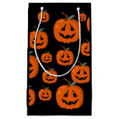 Happy Halloween Jack O Lantaarn Illustratieve Kuns Klein Cadeauzakje (Voorkant)
