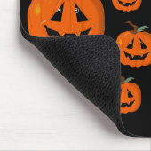 Happy Halloween Jack O Lantaarn Illustratieve Kuns Muismat (Hoek)