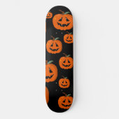 Happy Halloween Jack O Lantaarn Illustratieve Kuns Persoonlijk Skateboard (Voorkant)
