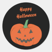 Happy Halloween Jack O lantaarn pompoen Sticker (Voorkant)