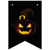 Happy Halloween Jack O lantaarn zwart | SINAASAPPE Vlaggetjes (Eerste vlag)