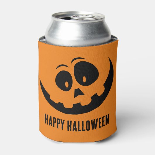 Happy Halloween Jack O Lantern Blikjeskoeler (Blikje Voorkant)