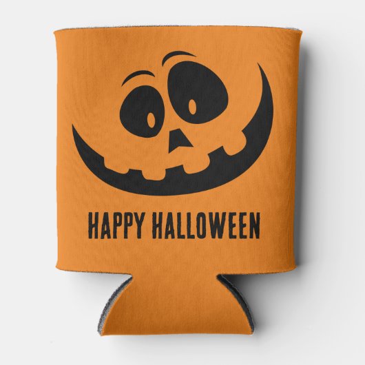 Happy Halloween Jack O Lantern Blikjeskoeler (Voorkant)