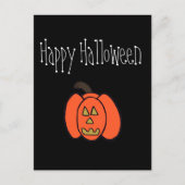 Happy Halloween Jack o Lantern Briefkaart (Voorkant)