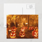 Happy Halloween Jack O Lantern Briefkaart (Voorkant / Achterkant)